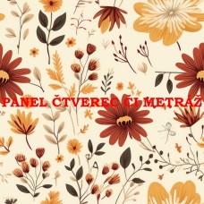 Látkový panel  či metráž kolekce PODZIM  634-202