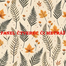 Látkový panel  či metráž kolekce PODZIM  634-45