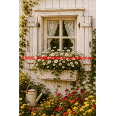 Látkový panel kolekce RUSTIC WHITE COTTAGE 635-37 Látkový panel kolekce RUSTIC WHITE COTTAGE 635-37