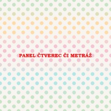 Látkový panel  či metráž kolekce GRADIENTNÍ PUNTÍKY  636-114