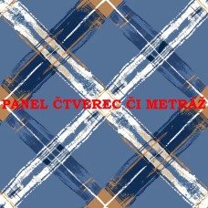 Látkový panel či metráž kolekce DOPLŇKOVÉ DO BAREVNÝCH KOMBINACÍ - MODRÁ A HNĚDÁ 636-18 Látkový panel či metráž kolekce DOPLŇKOVÉ DO BAREVNÝCH KOMBINACÍ - MODRÁ A HNĚDÁ 636-18