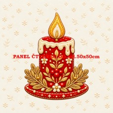  Látkový panel kolekce VÁNOCE 640-1001