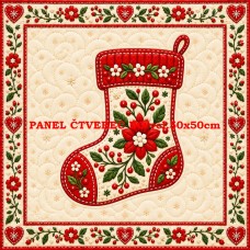  Látkový panel kolekce VÁNOCE 640-1121