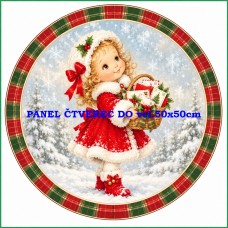 Látkový panel kolekce VÁNOCE 640-1410 Látkový panel kolekce VÁNOCE 640-1410