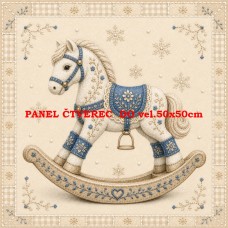 Látkový panel kolekce VÁNOCE 640-179 Látkový panel kolekce VÁNOCE 640-179