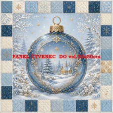 Látkový panel kolekce VÁNOCE 640-365 Látkový panel kolekce VÁNOCE 640-365