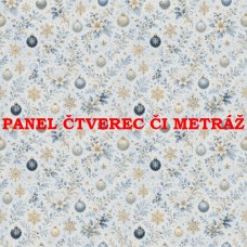 Látkový panel či metráž kolekce VÁNOCE 640-372 Látkový panel či metráž kolekce VÁNOCE 640-372