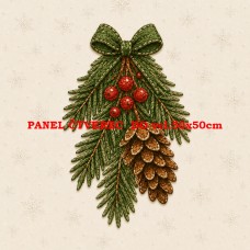 Látkový panel kolekce VÁNOCE 640-393 Látkový panel kolekce VÁNOCE 640-393