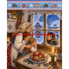 Látkový panel kolekce VÁNOCE 640-408 Látkový panel kolekce VÁNOCE 640-408