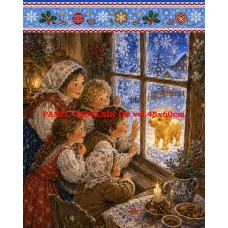 Látkový panel kolekce VÁNOCE 640-414 Látkový panel kolekce VÁNOCE 640-414