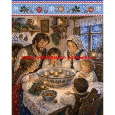 Látkový panel kolekce VÁNOCE 640-416 Látkový panel kolekce VÁNOCE 640-416