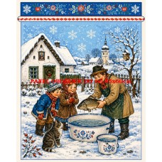 Látkový panel kolekce VÁNOCE 640-434 Látkový panel kolekce VÁNOCE 640-434