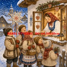 Látkový panel kolekce VÁNOCE 640-451 Látkový panel kolekce VÁNOCE 640-451