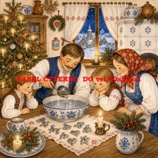 Látkový panel kolekce VÁNOCE 640-453 Látkový panel kolekce VÁNOCE 640-453