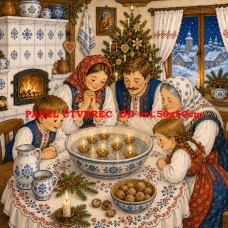 Látkový panel kolekce VÁNOCE 640-454 Látkový panel kolekce VÁNOCE 640-454