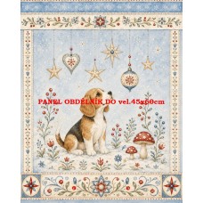 Látkový panel kolekce VÁNOCE 640-549