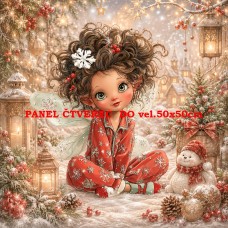  Látkový panel kolekce VÁNOCE 640-591
