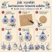  Látkový panel sada kolekce VÁNOCE 640-626