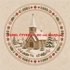  Látkový panel kolekce VÁNOCE 640-79