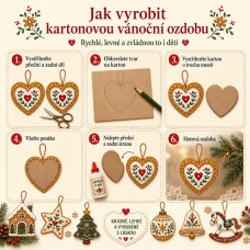 Návod na lepené ozdoby