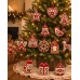  Látkový panel sada kolekce VÁNOCE 640-973 / zadní díl zrcadlově na ozdoby k 972