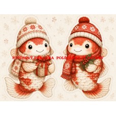 Panel na VÁNOČNÍ  POLŠTÁŘKY / OZDOBY   641-106 zrcadlově