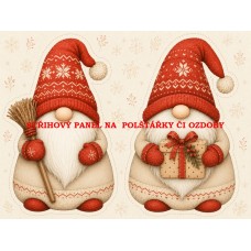 Panel na VÁNOČNÍ POLŠTÁŘKY / OZDOBY 641-114 Panel na VÁNOČNÍ POLŠTÁŘKY / OZDOBY 641-114