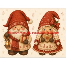 Panel na VÁNOČNÍ POLŠTÁŘKY / OZDOBY 641-115 Panel na VÁNOČNÍ POLŠTÁŘKY / OZDOBY 641-115
