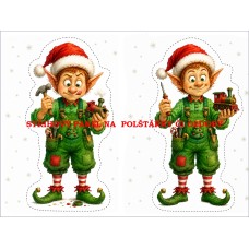Panel na VÁNOČNÍ POLŠTÁŘKY / OZDOBY 641-139 Panel na VÁNOČNÍ POLŠTÁŘKY / OZDOBY 641-139