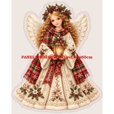 Panel na VÁNOČNÍ 3D POLŠTÁŘEK / OZDOBY   641-218 zrcadlově