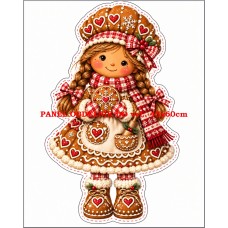 Panel na VÁNOČNÍ 3D POLŠTÁŘEK / OZDOBY   641-233 zrcadlově
