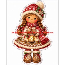 Panel na VÁNOČNÍ 3D POLŠTÁŘEK / OZDOBY   641-237