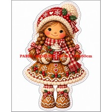 Panel na VÁNOČNÍ 3D POLŠTÁŘEK / OZDOBY   641-240