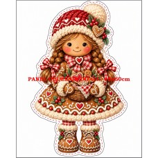 Panel na VÁNOČNÍ 3D POLŠTÁŘEK / OZDOBY   641-241