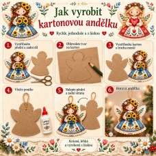 Návod na lepené ozdoby