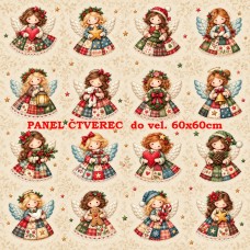  Látkový panel sada kolekce ANDĚLKY 645-9