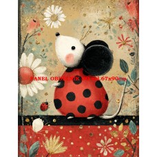 Látkový panel kolekce LADYBUG  600-74