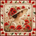 Látkový panel  LIMITKA - The Queen of Poppies  - k objednávce nad 500,-