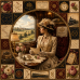 Látkový panel  LIMITKA - ORIENT EXPRESS  - k objednávce nad 500,-