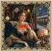 Látkový panel  LIMITKA - Madame Bleu de l’Orient  - k objednávce nad 500,-