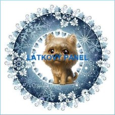 BAVLNĚNÝ PANEL - VÁNOČNÍ -  varianty velikostí  179-255