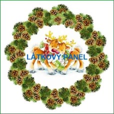 BAVLNĚNÝ PANEL - VÁNOČNÍ -  varianty velikostí  179-278
