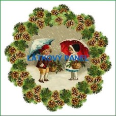 BAVLNĚNÝ PANEL - VÁNOČNÍ -  varianty velikostí  179-279