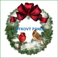 BAVLNĚNÝ PANEL - VÁNOČNÍ -  varianty velikostí  179-286