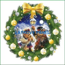 BAVLNĚNÝ PANEL - VÁNOČNÍ -  varianty velikostí  179-289