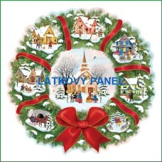 BAVLNĚNÝ PANEL - VÁNOČNÍ -  varianty velikostí  179-293