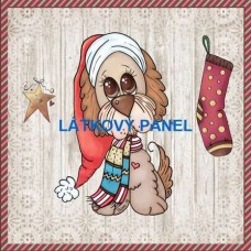 BAVLNĚNÝ PANEL - VÁNOČNÍ -  varianty velikostí  179-327