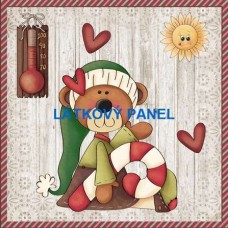 BAVLNĚNÝ PANEL - VÁNOČNÍ -  varianty velikostí  179-350