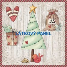 BAVLNĚNÝ PANEL - VÁNOČNÍ -  varianty velikostí  179-358