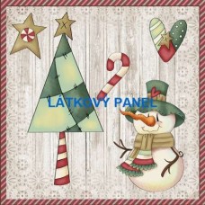 BAVLNĚNÝ PANEL - VÁNOČNÍ -  varianty velikostí  179-364